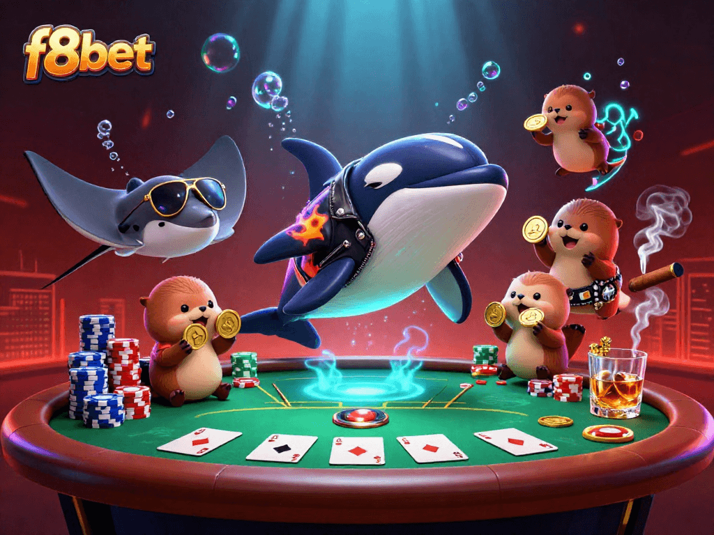 Experience exciting gambling action with f8bet's vibrant underwater casino scene