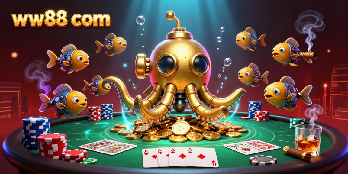 Engage in premium gaming experiences at ww88 com with a vibrant poker scene filled with golden coins and dynamic characters.