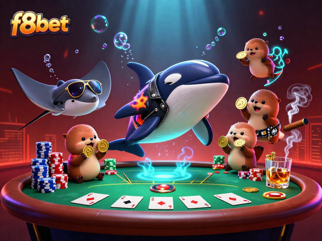 Experience exciting gambling action with f8bet's vibrant underwater casino scene