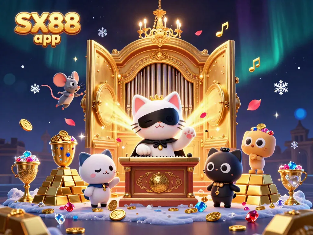 Experience thrilling gameplay with the SX88 app featuring vivid casino elements and dynamic characters.