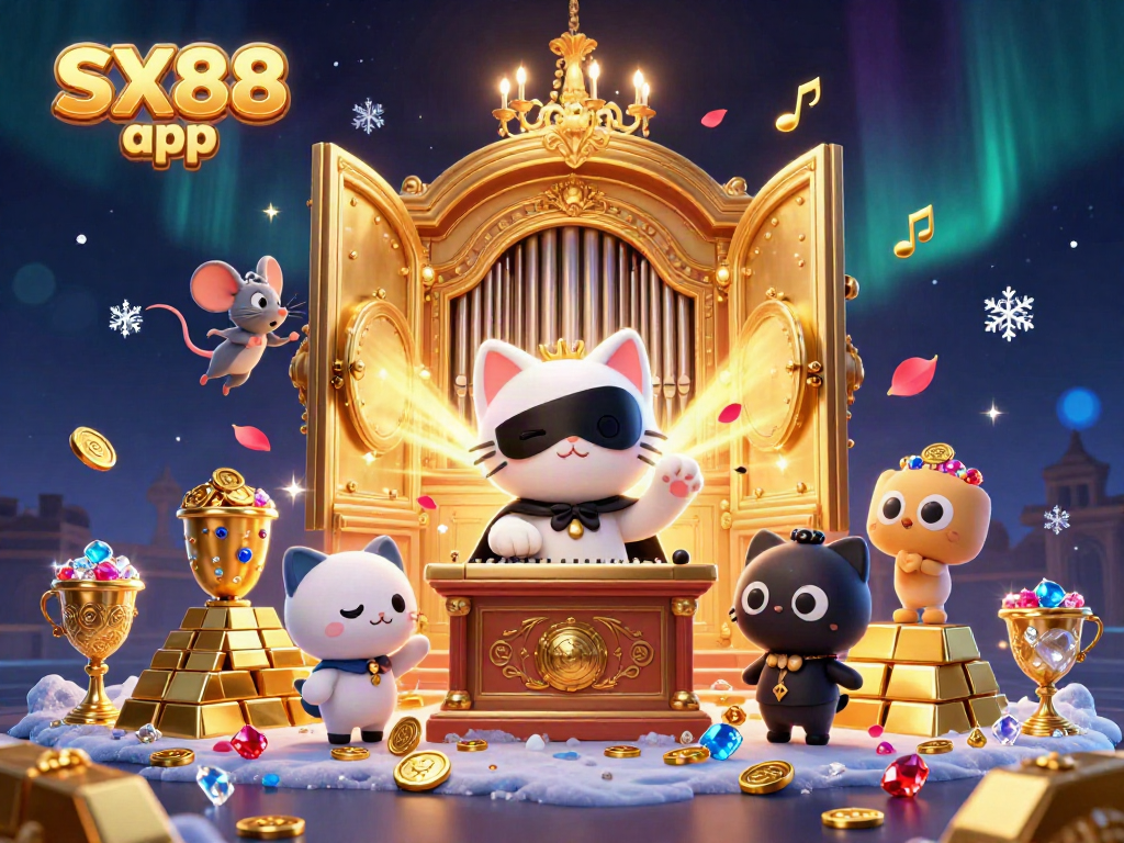 Experience thrilling gameplay with the SX88 app featuring vivid casino elements and dynamic characters.