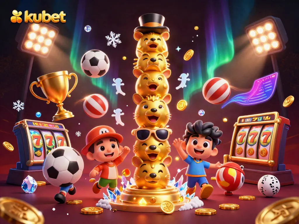 Engage with kubet by experiencing an interactive 3D casino atmosphere full of vibrant gaming elements.