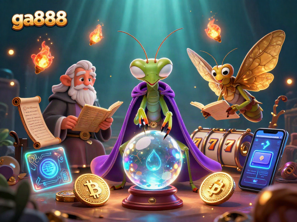 Engage with ga888's vibrant slot scene featuring mystical fortune tellers and exciting jackpots.