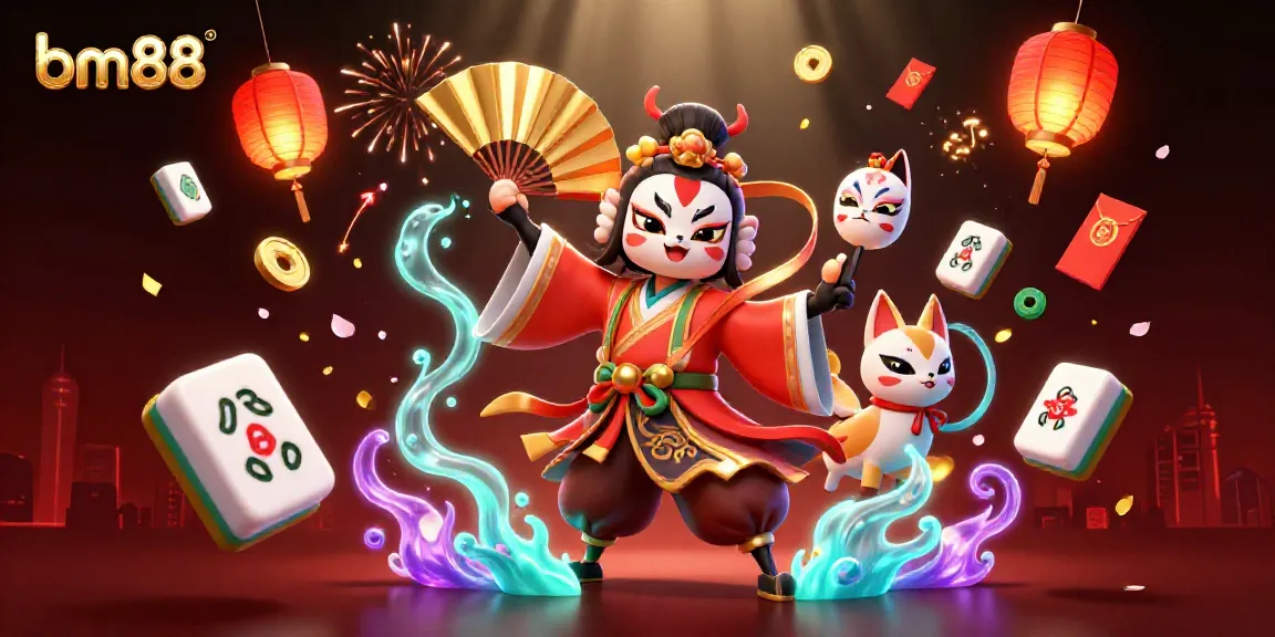 Engage in thrilling gameplay with bm88, featuring vibrant casino elements and magical characters in an enchanting scene.