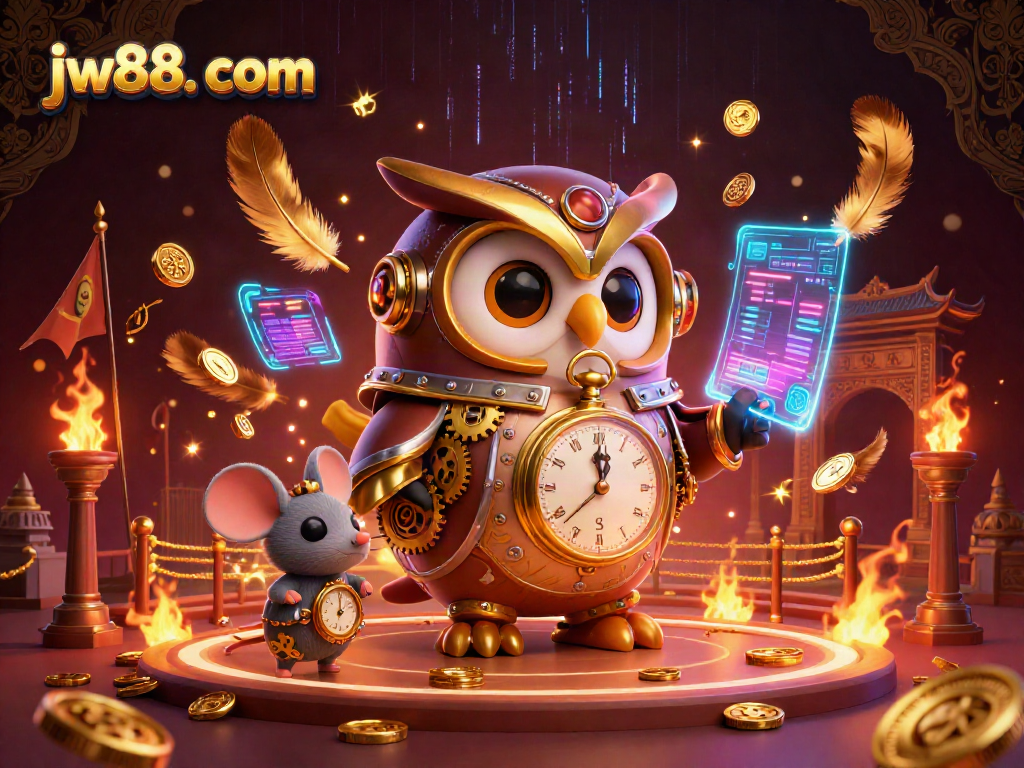 Experience thrilling gambling adventures with jw88. com in a fantastical casino setting.