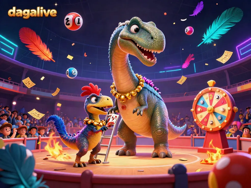 Watch an exciting cockfighting match on dagalive with dynamic visuals and engaging elements.