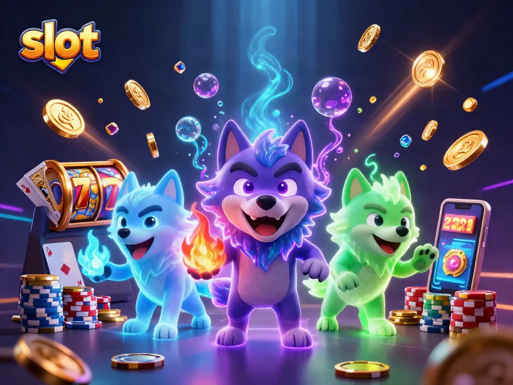 Spin the slot reels with vibrant colors and dynamic energy, showcasing the exciting world of online slots.
