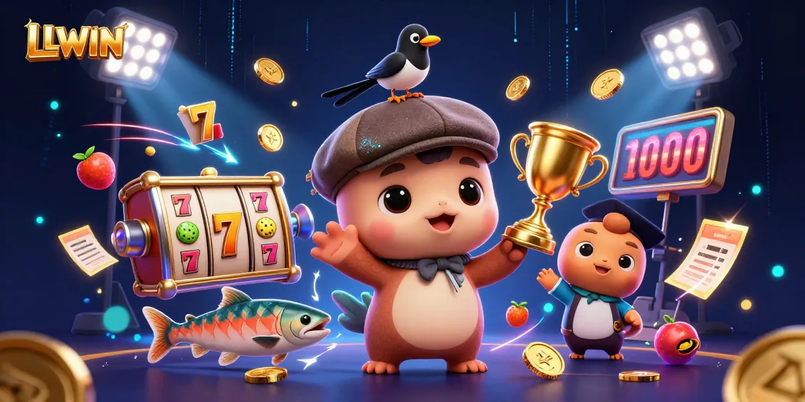 Experience the thrill of gaming at LLWIN with adorable Nessie, vibrant salmon, and exciting jackpots!
