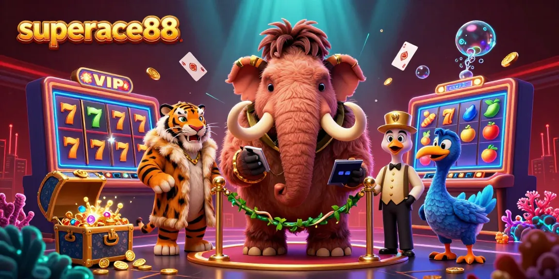 Experience the thrilling gaming world of superace88 with vibrant slots and lively characters.