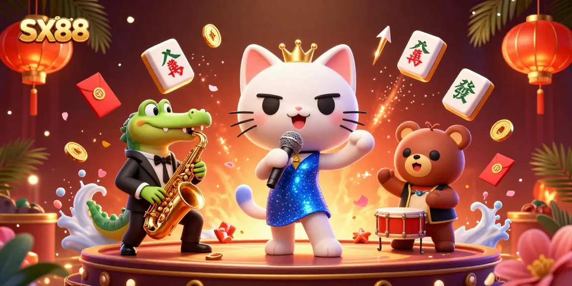 SX88 brings thrilling action with a lively 3D scene of cartoon characters and dynamic gambling elements.