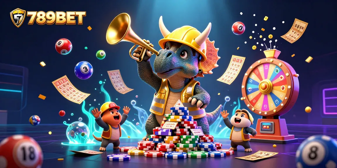 Experience the excitement of winning with 789BET through colorful lottery balls and dynamic game elements.