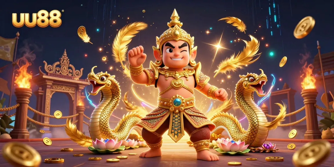 Experience thrilling adventures at uu88's vibrant casino with unique characters and immersive elements.