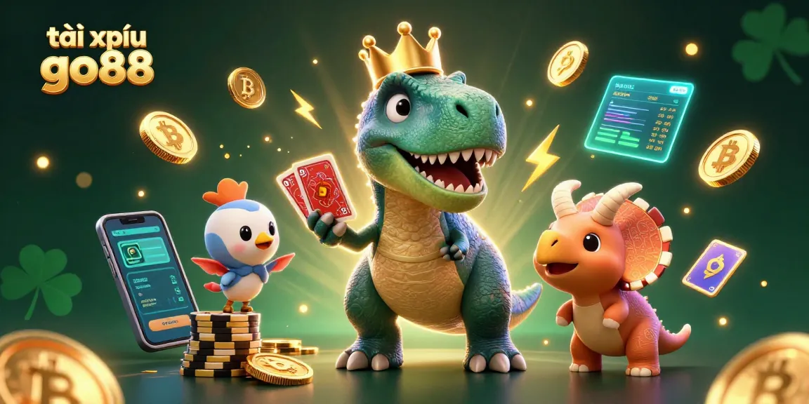 Engage in thrilling action at tài xỉu go88 with colorful characters and vibrant gambling elements.