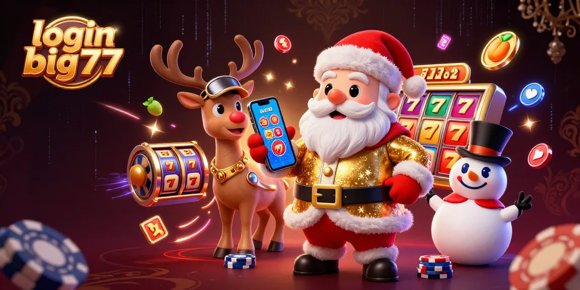 Join in the fun at login big777 with a thrilling jackpot slots adventure featuring Santa and friends!