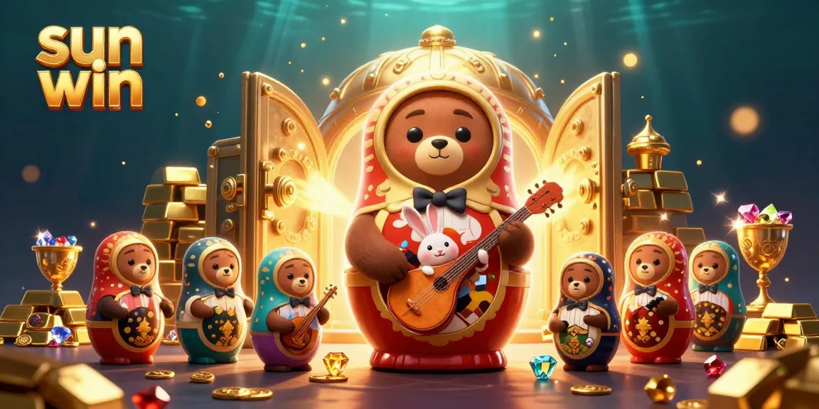 Experience thrilling gameplay with sun win in this vibrant casino-themed digital illustration.