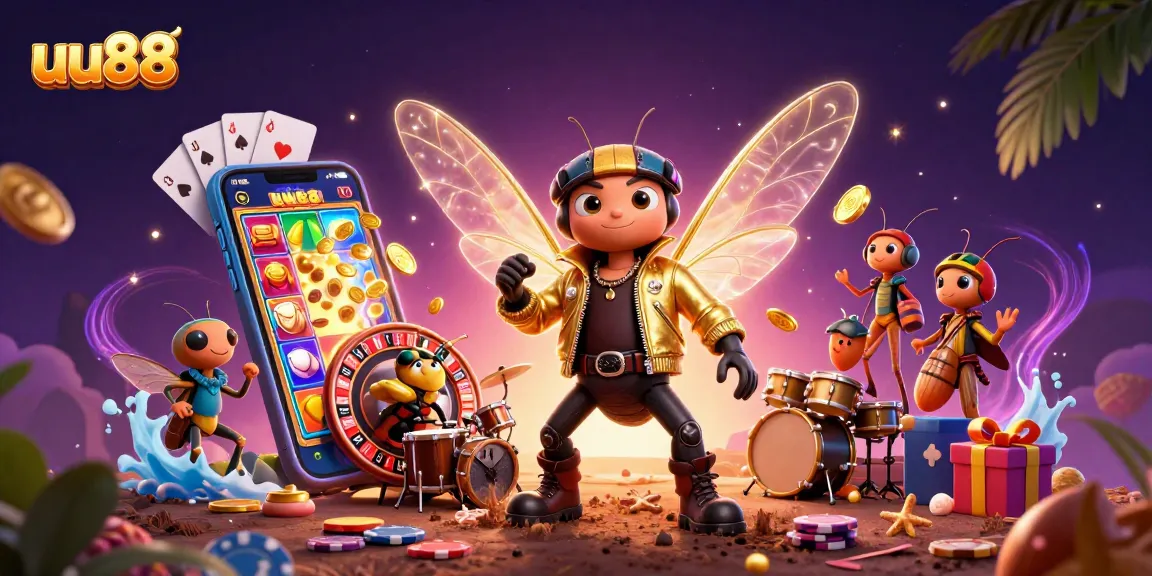 Experience exciting gameplay at uu88 with vibrant casino characters and dynamic game elements.