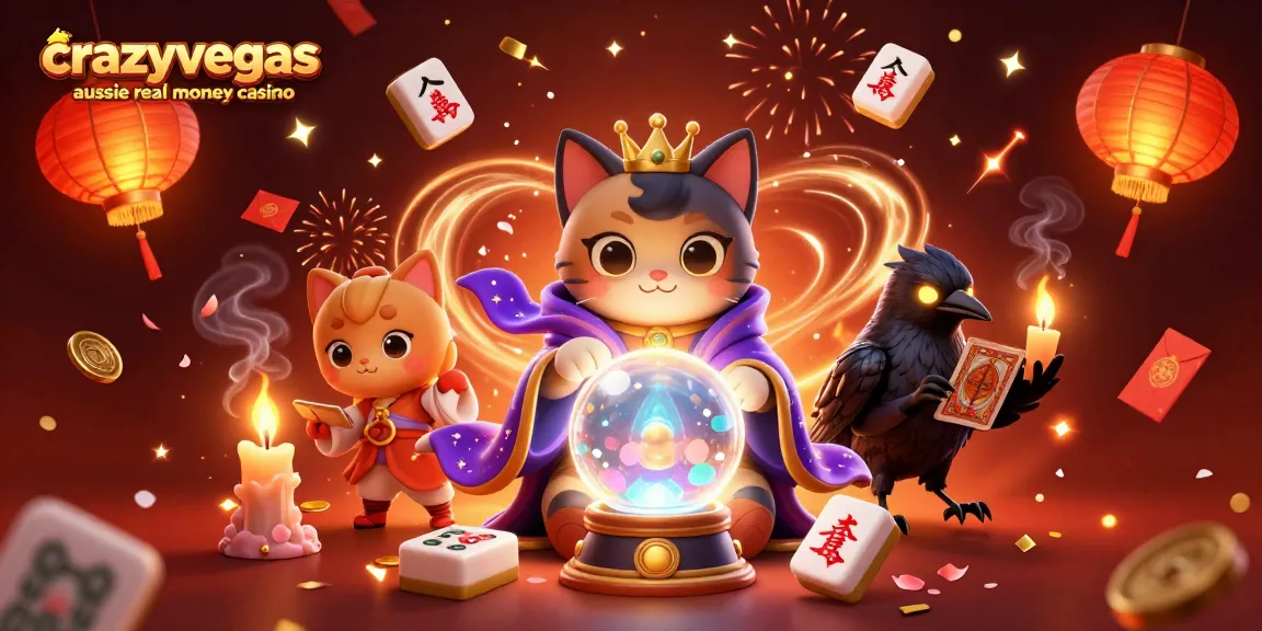 Catch the excitement of crazyvegas aussie real money casino with mystical elements and vibrant animations!