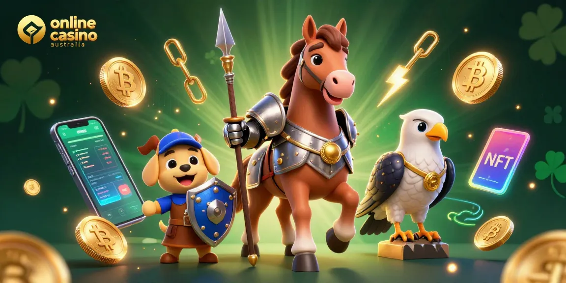 Win big at online casino Australia with thrilling knights and crypto elements.