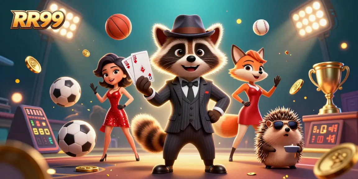 Experience RR99 with lively gaming action and characters in an exciting casino atmosphere.