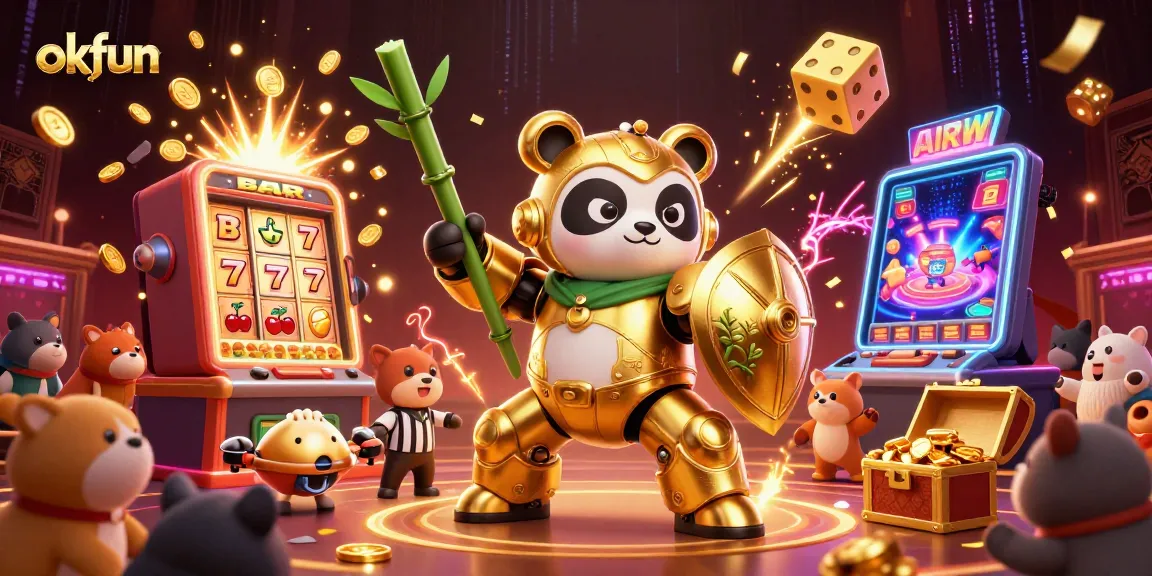 Experience thrilling gameplay at okfun with enchanting 3D casino characters and vibrant game elements.