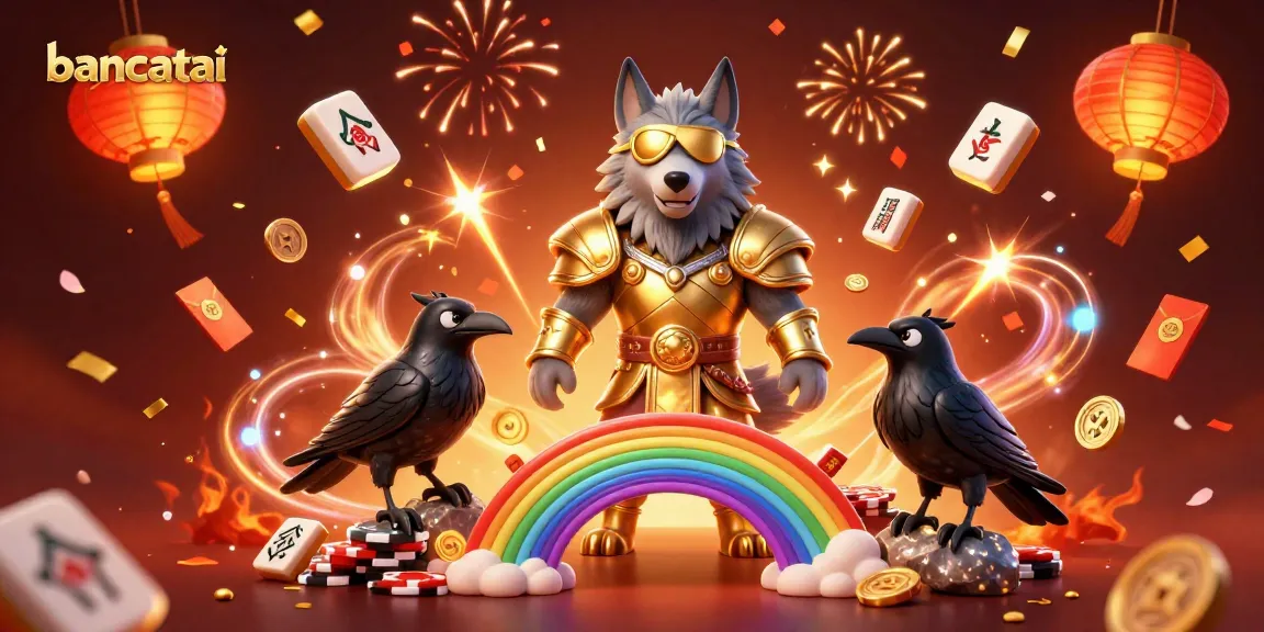 Engage with bancatai's vibrant Norse-inspired casino scene filled with festive symbols.